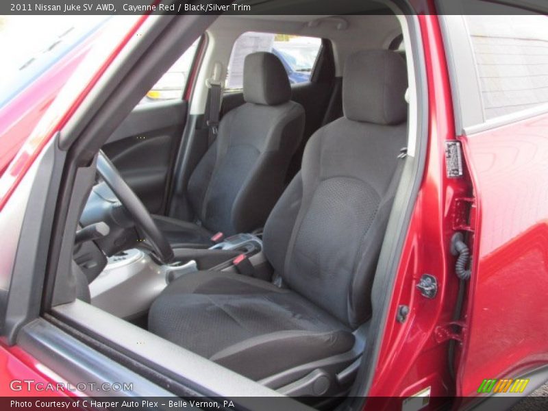 Cayenne Red / Black/Silver Trim 2011 Nissan Juke SV AWD