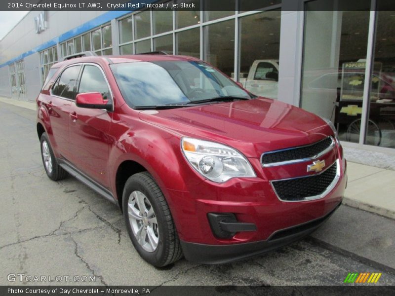 Crystal Red Tintcoat / Jet Black 2014 Chevrolet Equinox LT AWD