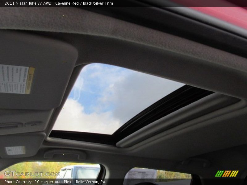 Cayenne Red / Black/Silver Trim 2011 Nissan Juke SV AWD