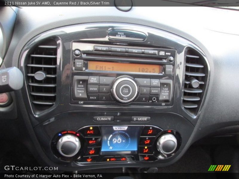 Cayenne Red / Black/Silver Trim 2011 Nissan Juke SV AWD