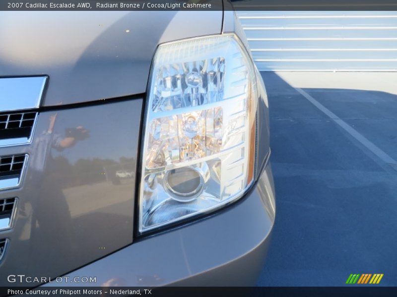 Radiant Bronze / Cocoa/Light Cashmere 2007 Cadillac Escalade AWD