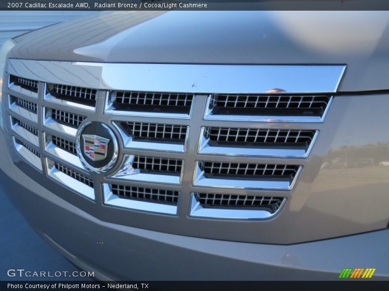 Radiant Bronze / Cocoa/Light Cashmere 2007 Cadillac Escalade AWD