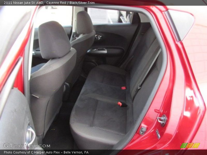 Cayenne Red / Black/Silver Trim 2011 Nissan Juke SV AWD