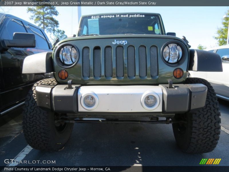Jeep Green Metallic / Dark Slate Gray/Medium Slate Gray 2007 Jeep Wrangler Unlimited X