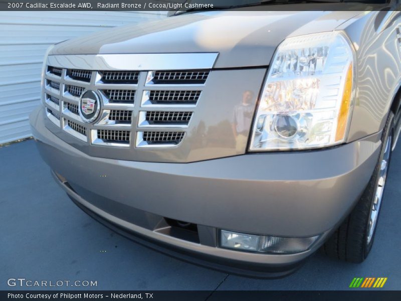 Radiant Bronze / Cocoa/Light Cashmere 2007 Cadillac Escalade AWD