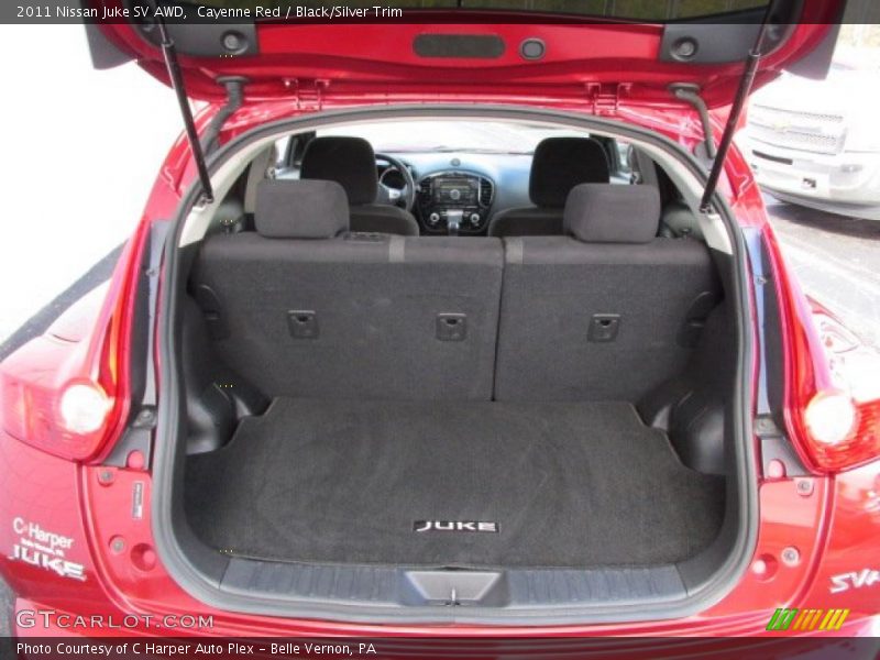 Cayenne Red / Black/Silver Trim 2011 Nissan Juke SV AWD