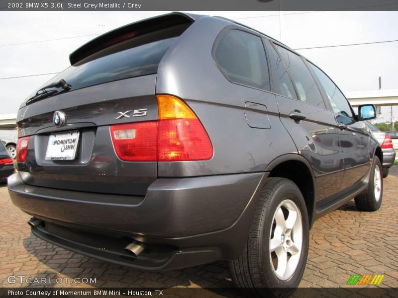 Steel Grey Metallic / Grey 2002 BMW X5 3.0i