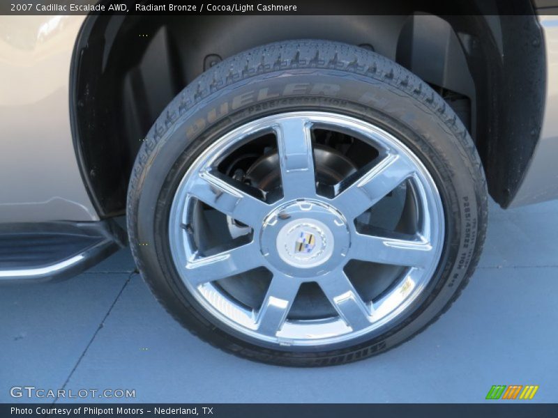 Radiant Bronze / Cocoa/Light Cashmere 2007 Cadillac Escalade AWD