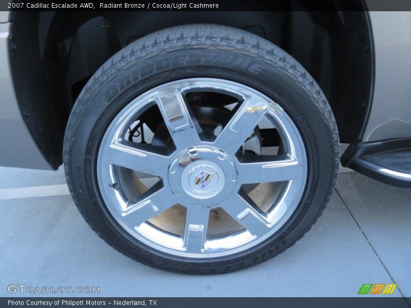 Radiant Bronze / Cocoa/Light Cashmere 2007 Cadillac Escalade AWD