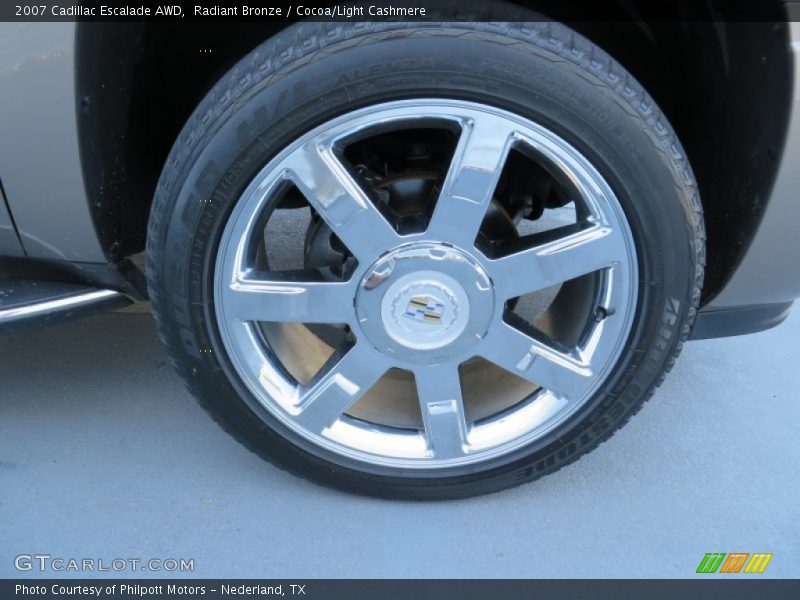 Radiant Bronze / Cocoa/Light Cashmere 2007 Cadillac Escalade AWD