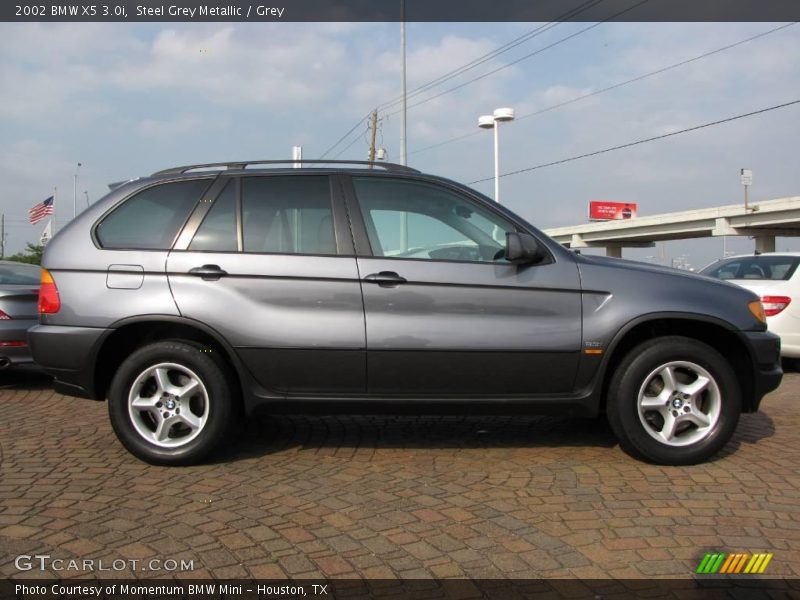Steel Grey Metallic / Grey 2002 BMW X5 3.0i