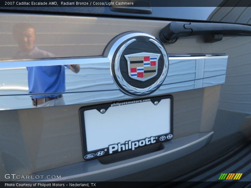 Radiant Bronze / Cocoa/Light Cashmere 2007 Cadillac Escalade AWD