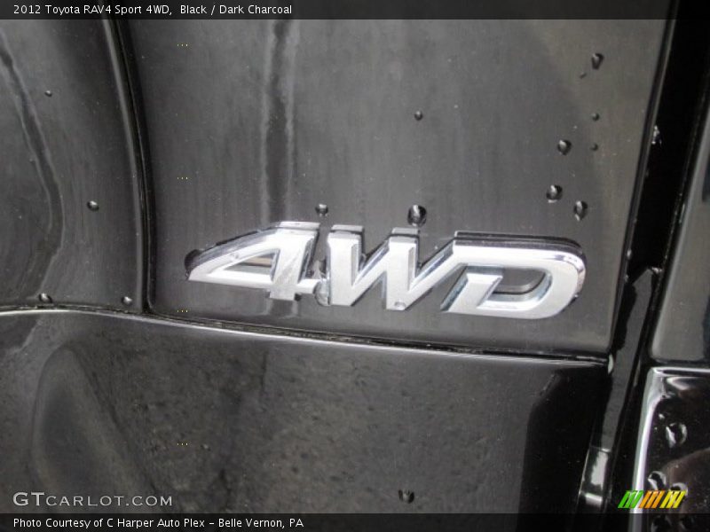 Black / Dark Charcoal 2012 Toyota RAV4 Sport 4WD