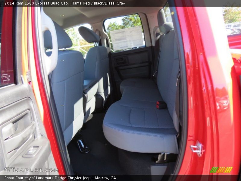 Flame Red / Black/Diesel Gray 2014 Ram 1500 Express Quad Cab