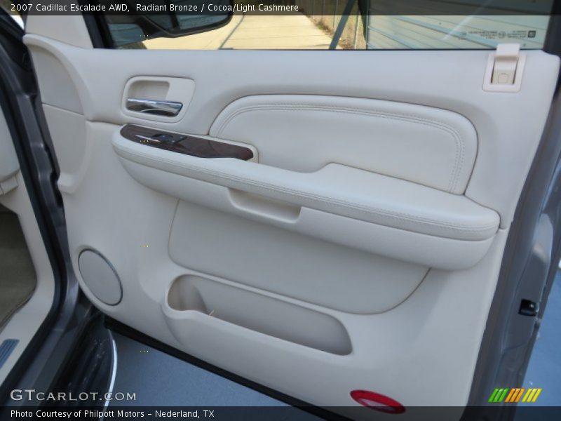 Radiant Bronze / Cocoa/Light Cashmere 2007 Cadillac Escalade AWD