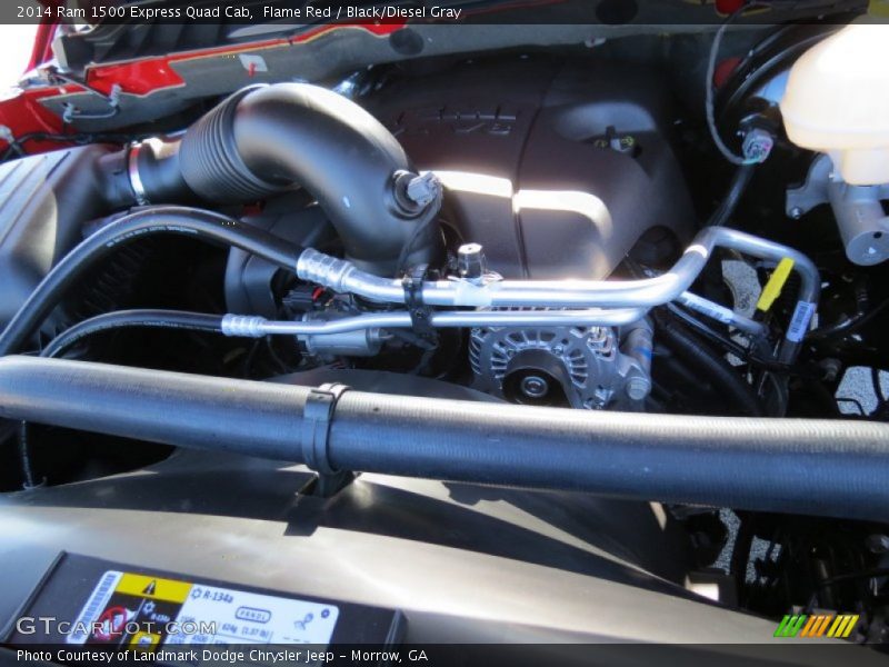 Flame Red / Black/Diesel Gray 2014 Ram 1500 Express Quad Cab