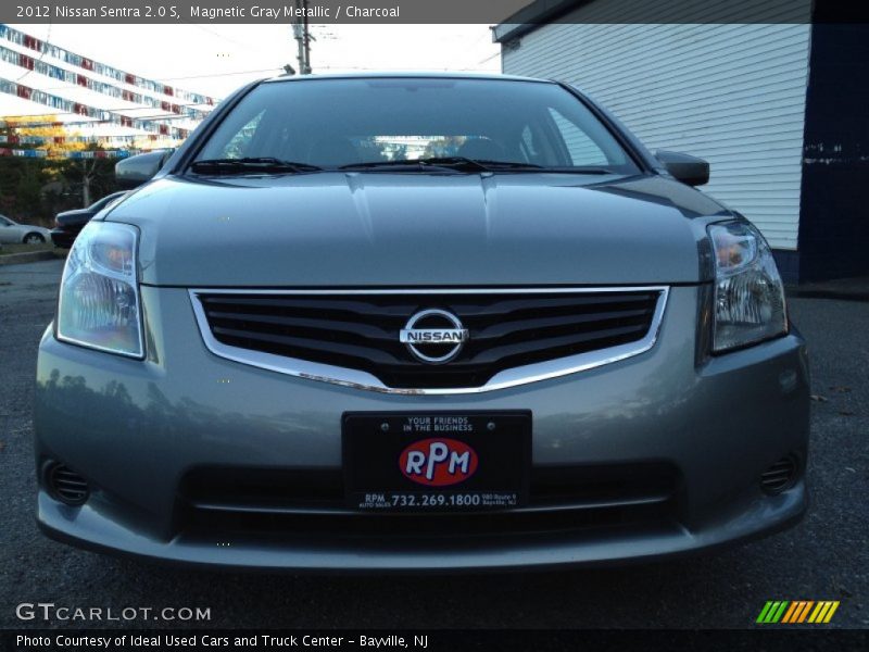 Magnetic Gray Metallic / Charcoal 2012 Nissan Sentra 2.0 S