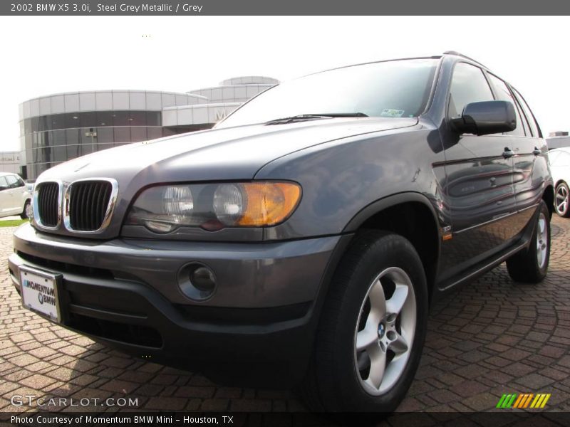 Steel Grey Metallic / Grey 2002 BMW X5 3.0i