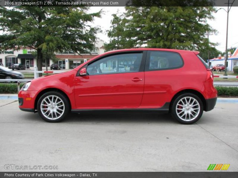 Tornado Red / Interlagos Plaid Cloth 2006 Volkswagen GTI 2.0T