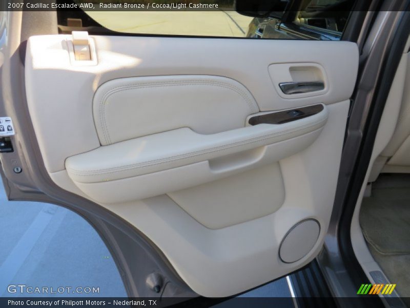 Radiant Bronze / Cocoa/Light Cashmere 2007 Cadillac Escalade AWD