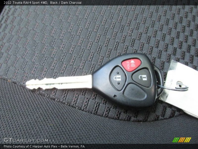 Black / Dark Charcoal 2012 Toyota RAV4 Sport 4WD