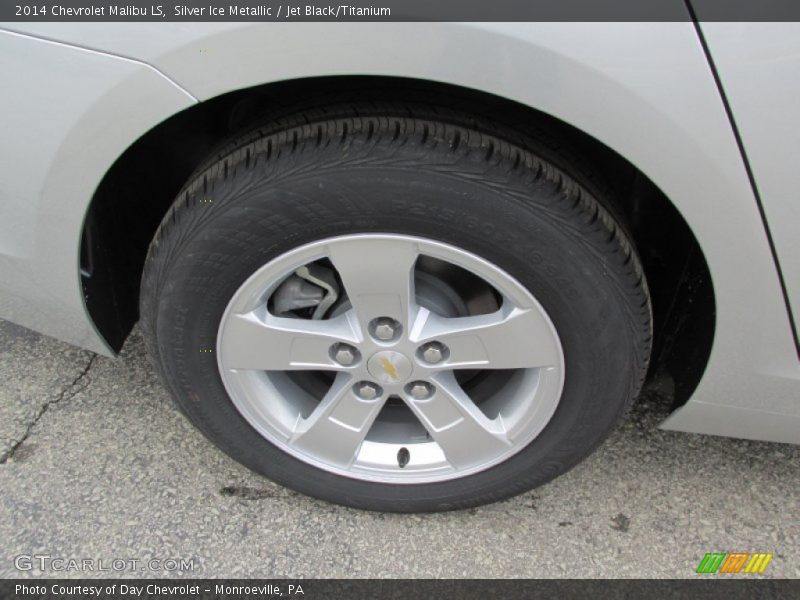 Silver Ice Metallic / Jet Black/Titanium 2014 Chevrolet Malibu LS