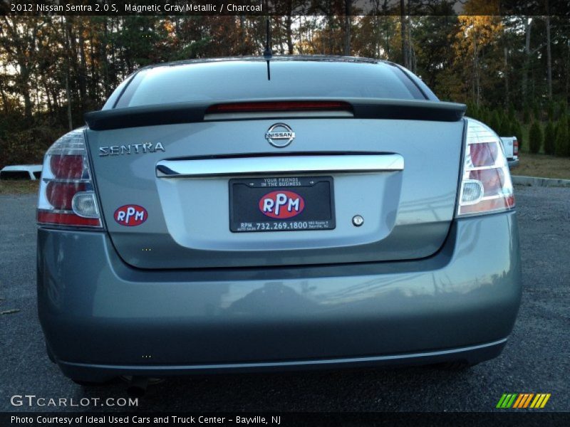 Magnetic Gray Metallic / Charcoal 2012 Nissan Sentra 2.0 S