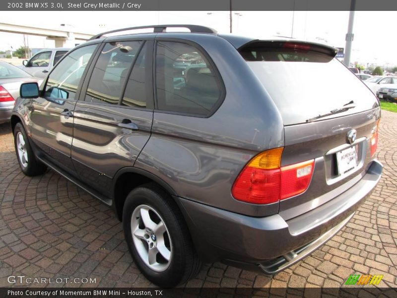 Steel Grey Metallic / Grey 2002 BMW X5 3.0i