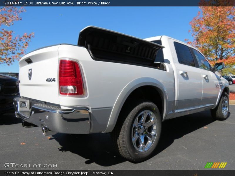 Bright White / Black 2014 Ram 1500 Laramie Crew Cab 4x4