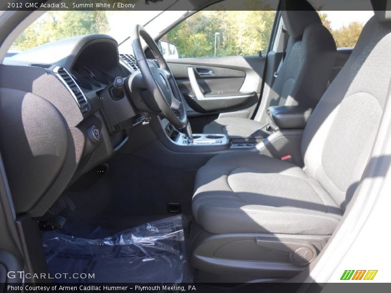Summit White / Ebony 2012 GMC Acadia SL