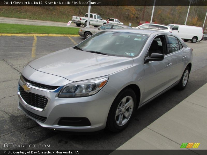 Silver Ice Metallic / Jet Black/Titanium 2014 Chevrolet Malibu LS