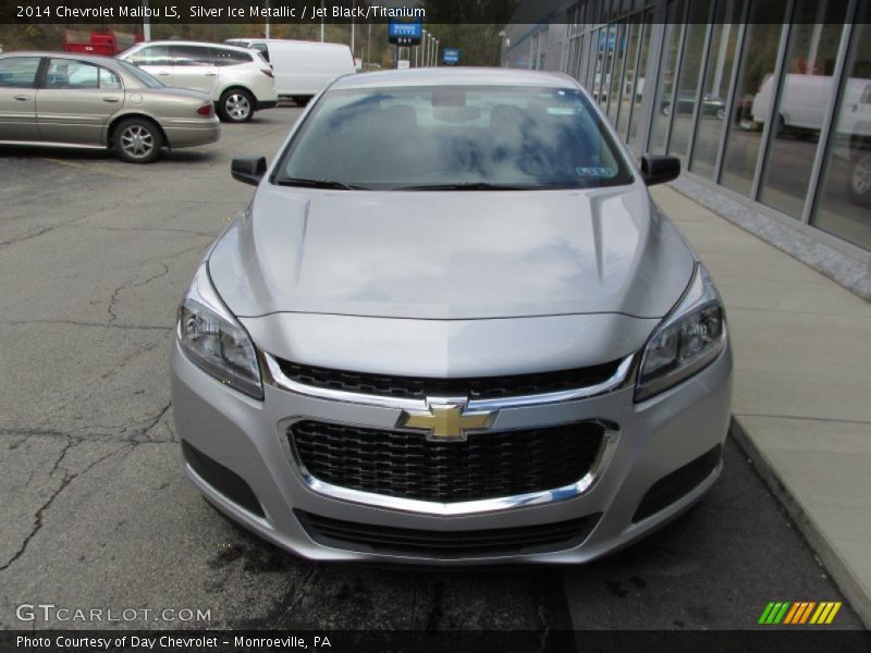 Silver Ice Metallic / Jet Black/Titanium 2014 Chevrolet Malibu LS