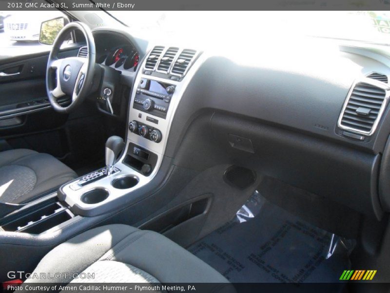 Summit White / Ebony 2012 GMC Acadia SL