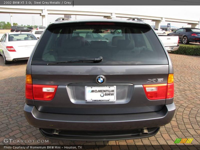 Steel Grey Metallic / Grey 2002 BMW X5 3.0i