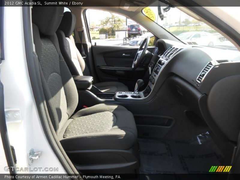 Summit White / Ebony 2012 GMC Acadia SL