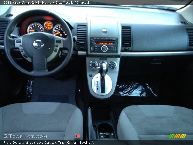 Magnetic Gray Metallic / Charcoal 2012 Nissan Sentra 2.0 S