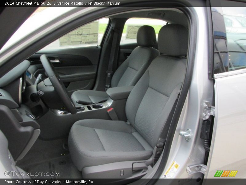 Silver Ice Metallic / Jet Black/Titanium 2014 Chevrolet Malibu LS
