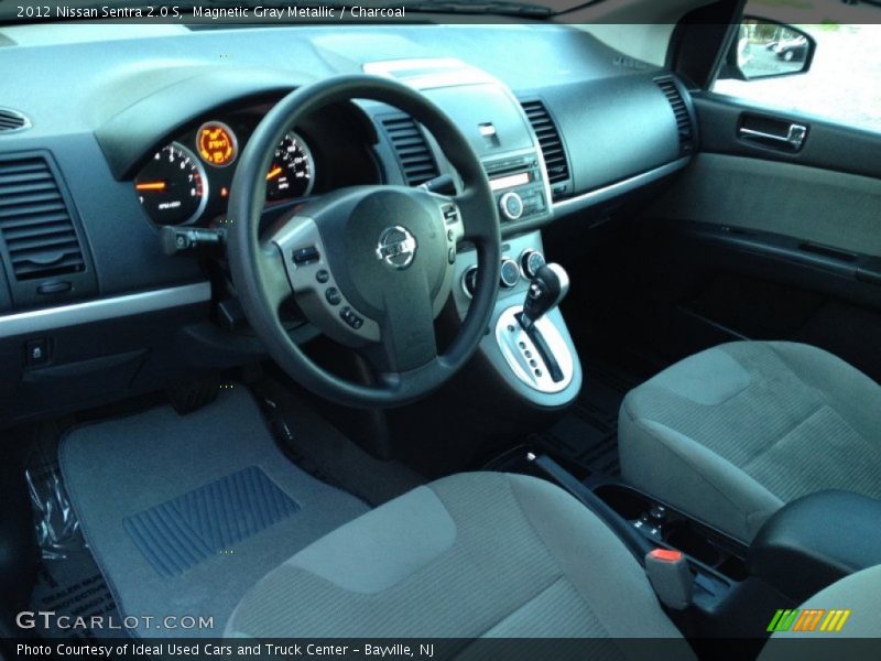 Magnetic Gray Metallic / Charcoal 2012 Nissan Sentra 2.0 S