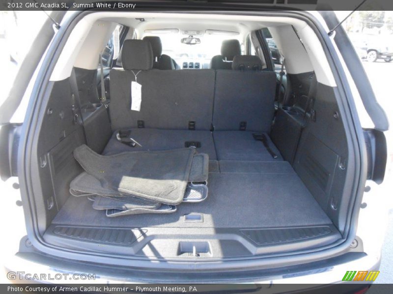Summit White / Ebony 2012 GMC Acadia SL