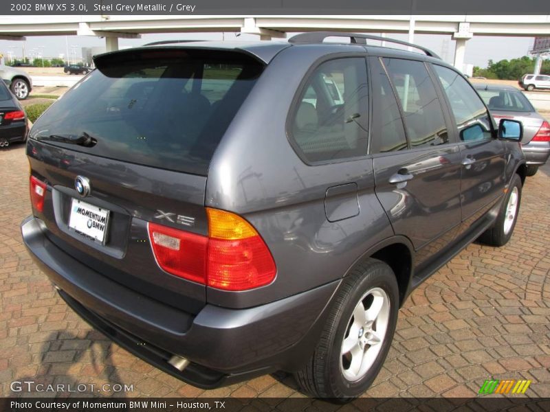 Steel Grey Metallic / Grey 2002 BMW X5 3.0i