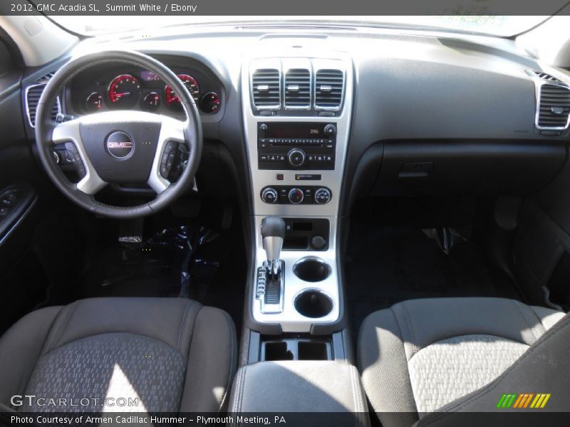 Summit White / Ebony 2012 GMC Acadia SL