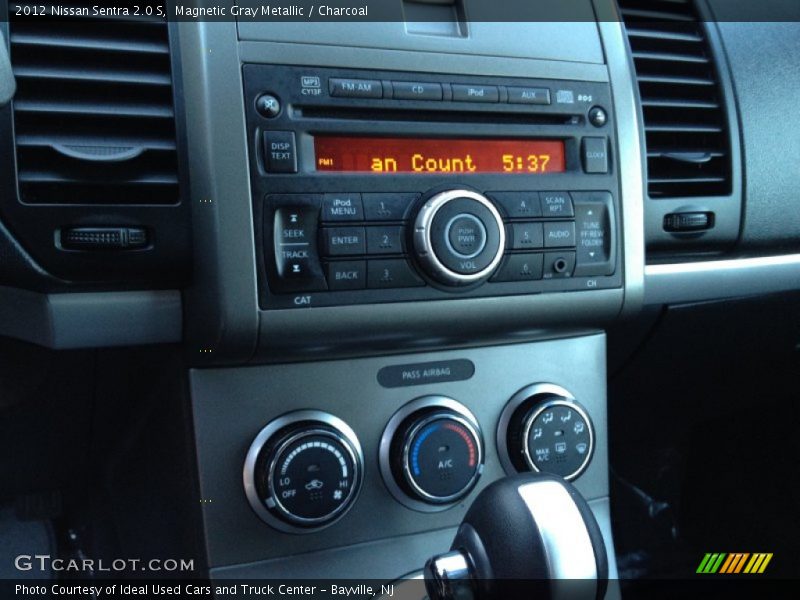 Magnetic Gray Metallic / Charcoal 2012 Nissan Sentra 2.0 S