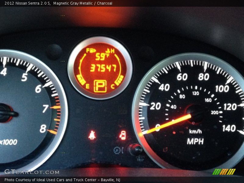 Magnetic Gray Metallic / Charcoal 2012 Nissan Sentra 2.0 S