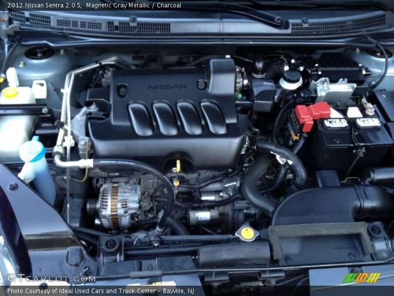 Magnetic Gray Metallic / Charcoal 2012 Nissan Sentra 2.0 S
