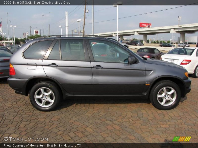 Steel Grey Metallic / Grey 2002 BMW X5 3.0i