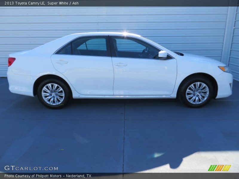 Super White / Ash 2013 Toyota Camry LE