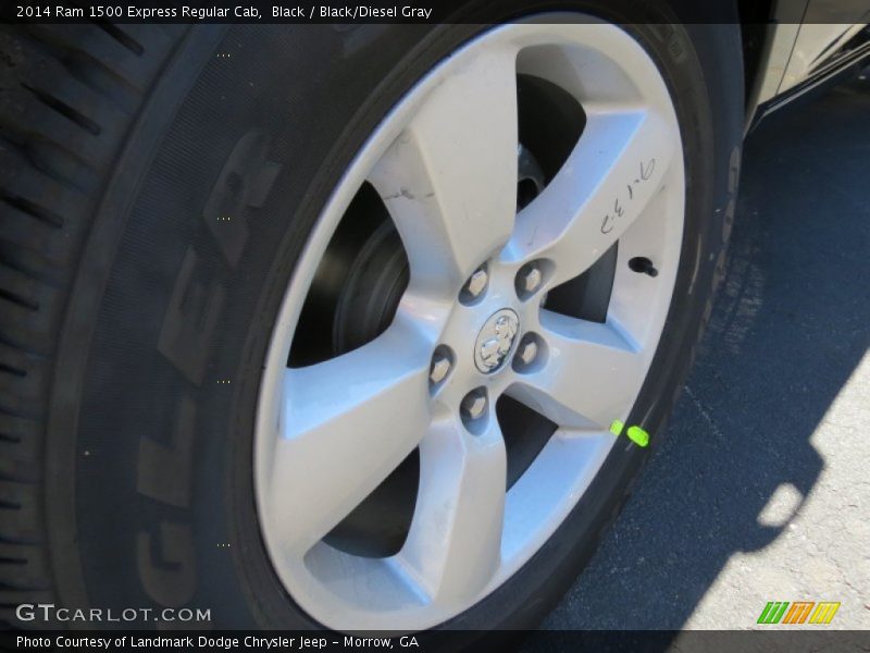 Black / Black/Diesel Gray 2014 Ram 1500 Express Regular Cab