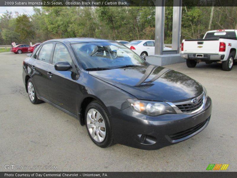 Obsidian Black Pearl / Carbon Black 2009 Subaru Impreza 2.5i Sedan