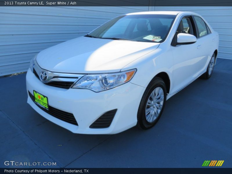 Super White / Ash 2013 Toyota Camry LE