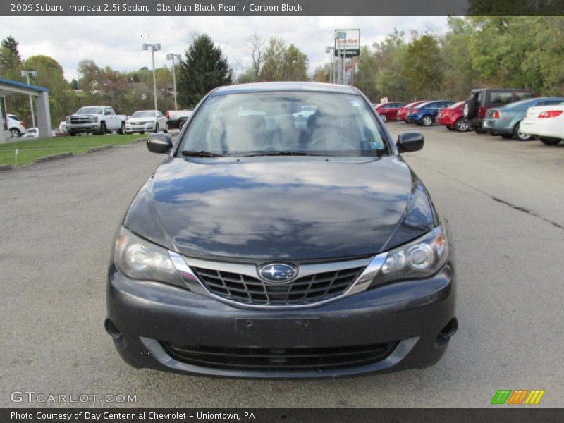 Obsidian Black Pearl / Carbon Black 2009 Subaru Impreza 2.5i Sedan